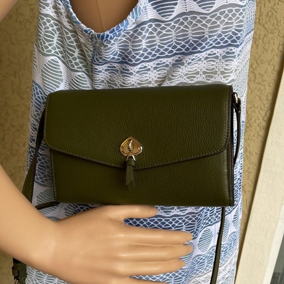 Kate Spade Marti Wallet Crossbody Enchanted Green - Picture 12 of 16